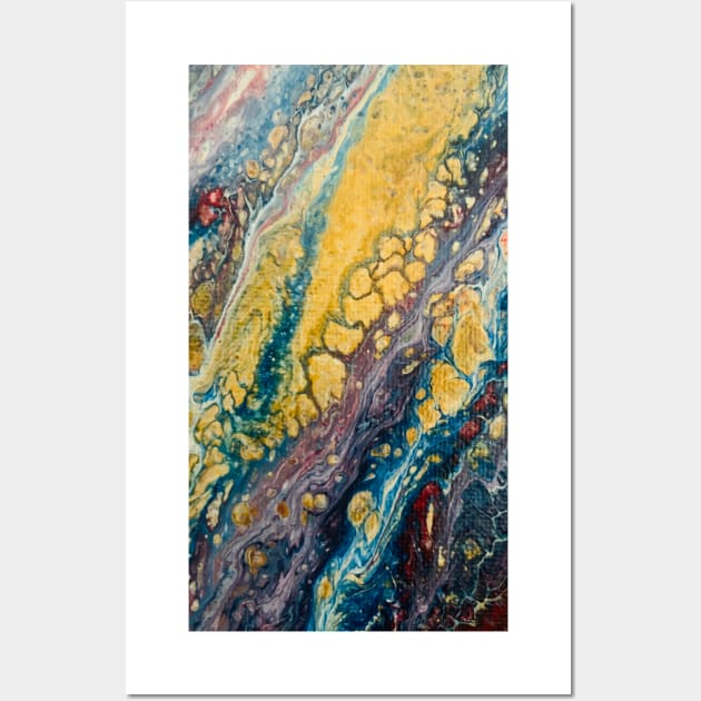 Pouring cellular Wall Art by baksuart